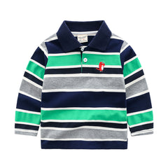 Boys striped long sleeve T-shirt